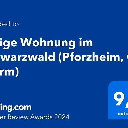 Ruhige Wohnung Im Schwarzwald Pforzheim Exteriör bild